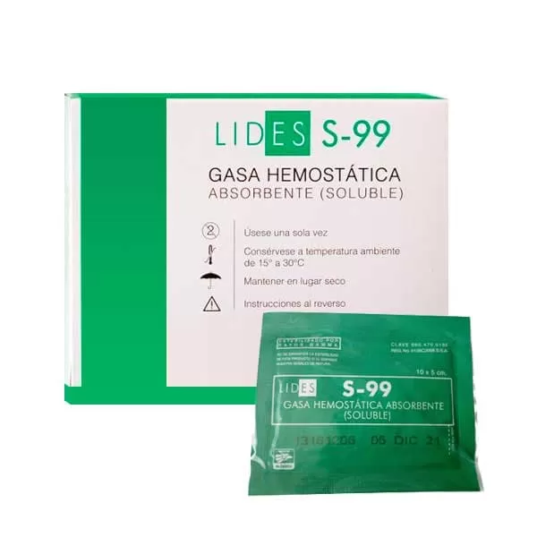 Gasa Hemostática S-99 Lides